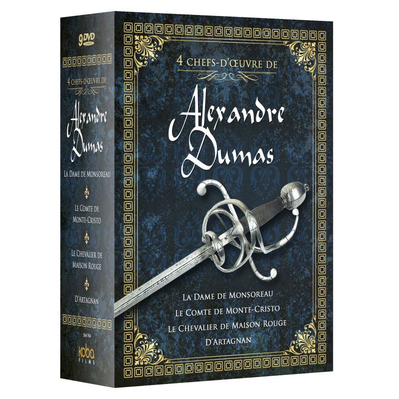 4 CHEFS-D'ŒUVRE D'ALEXANDRE DUMAS (9 DVD)