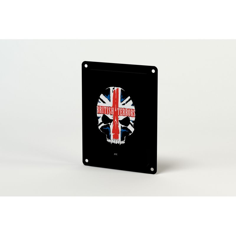 PLAQUE MÉTAL BRITISH TERRORS