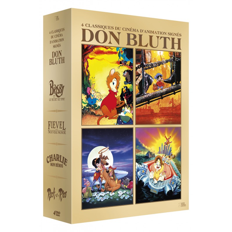 COFFRET 4 FILMS DON BLUTH : 4 DVD - ÉDITION LIMITÉE
