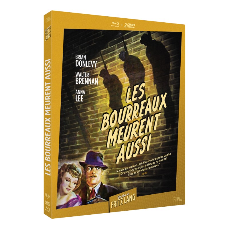 LES BOURREAUX MEURENT AUSSI - COMBO 2 DVD + BD - EDITION LIMITEE