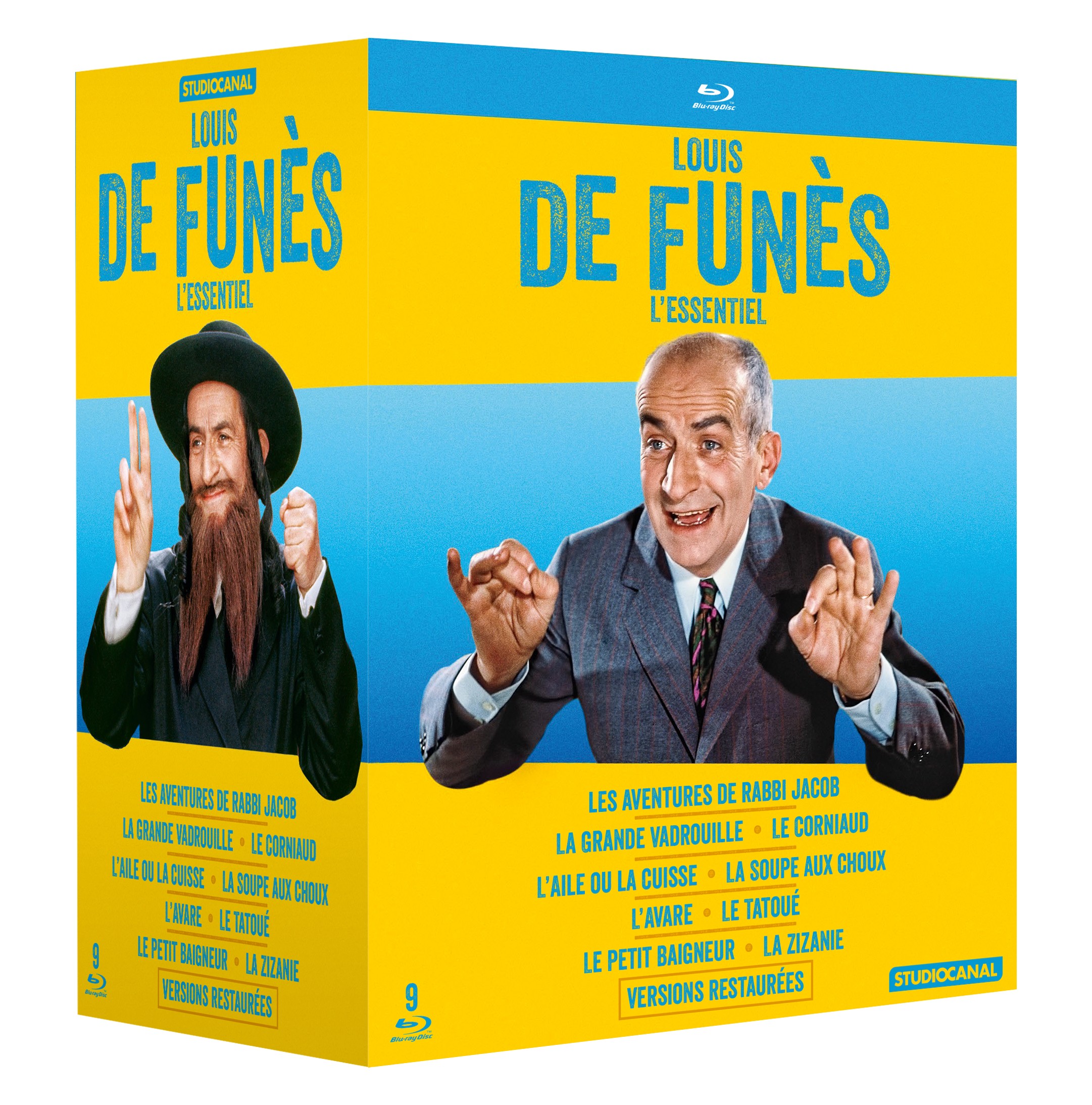 COFFRET LOUIS DE FUNES - L'ESSENTIEL